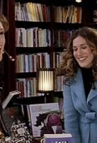 With Sarah Jessica Parker on the set of Sex and the City