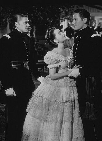 "Santa Fe Trail" Ronald Reagan, Olivia DeHavilland and Errol Flynn 1940 Warner Bros.