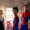 Nicolas Cage, John Mulaney, Jake Johnson, Hailee Steinfeld, Shameik Moore, and Kimiko Glenn in Spider-Man: Into the Spider-Verse (2018)