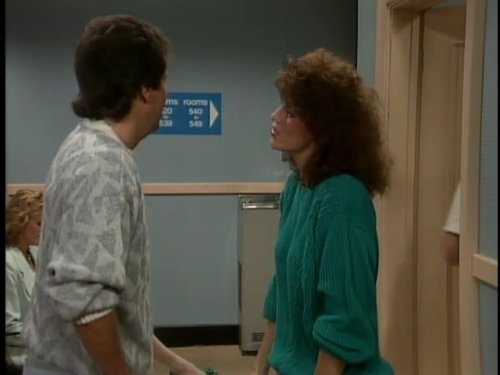 Molly Cheek and Garry Shandling in It's Garry Shandling's Show. (1986)