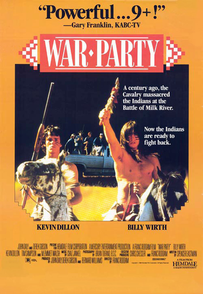 Kevin Dillon and Billy Wirth in War Party (1988)