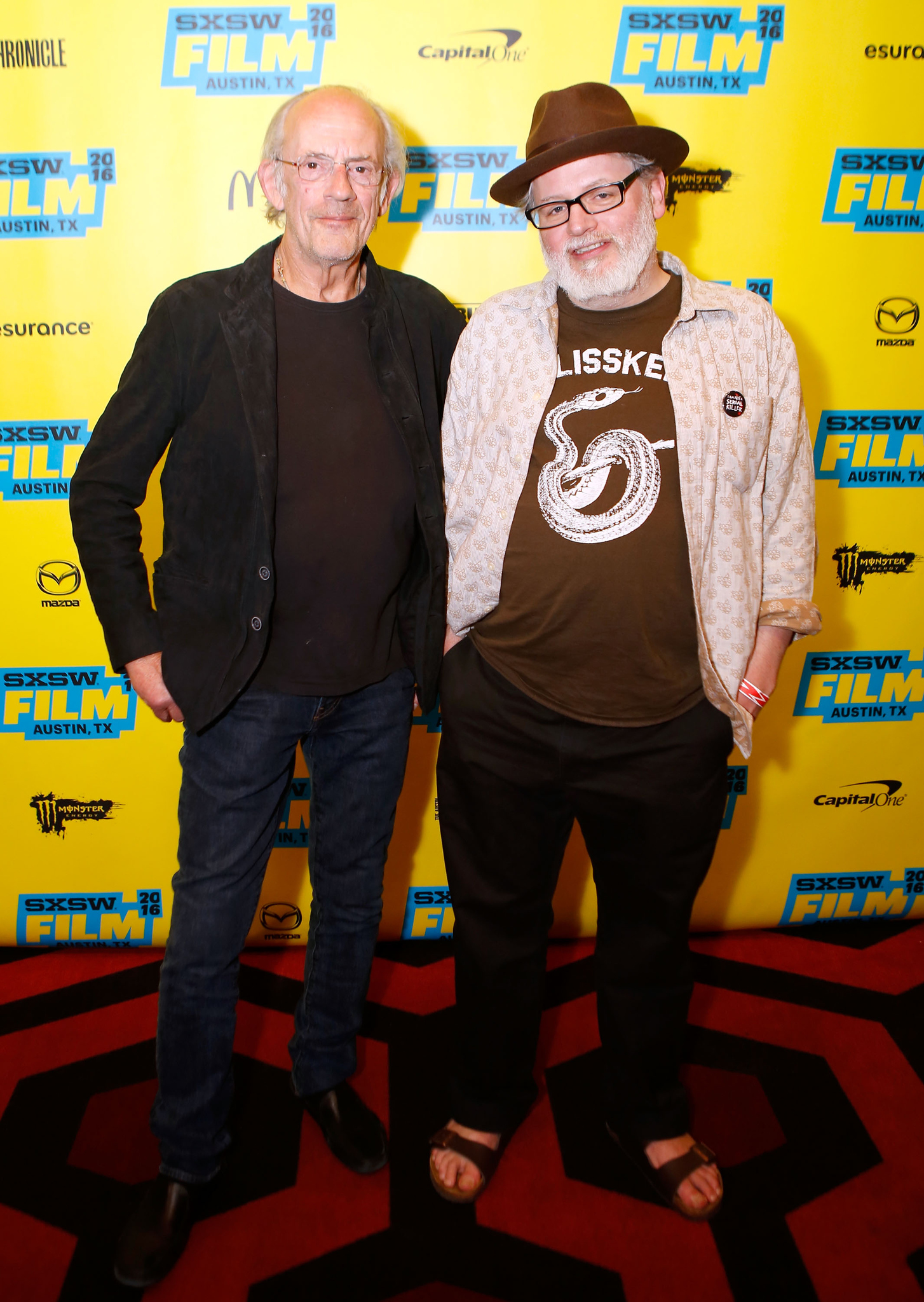 Christopher Lloyd and Billy O'Brien at an event for I Am Not a Serial Killer (2016)