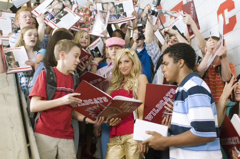 Ashley Tisdale, Chris Warren, and Lucas Grabeel in High School Musical 2 (2007)