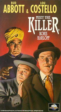 Boris Karloff, Bud Abbott, and Lou Costello in Bud Abbott Lou Costello Meet the Killer Boris Karloff (1949)