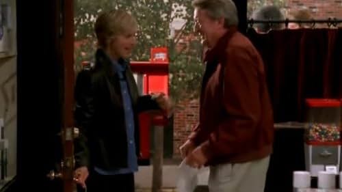 Ellen DeGeneres and Tom Poston in The Ellen Show (2001)