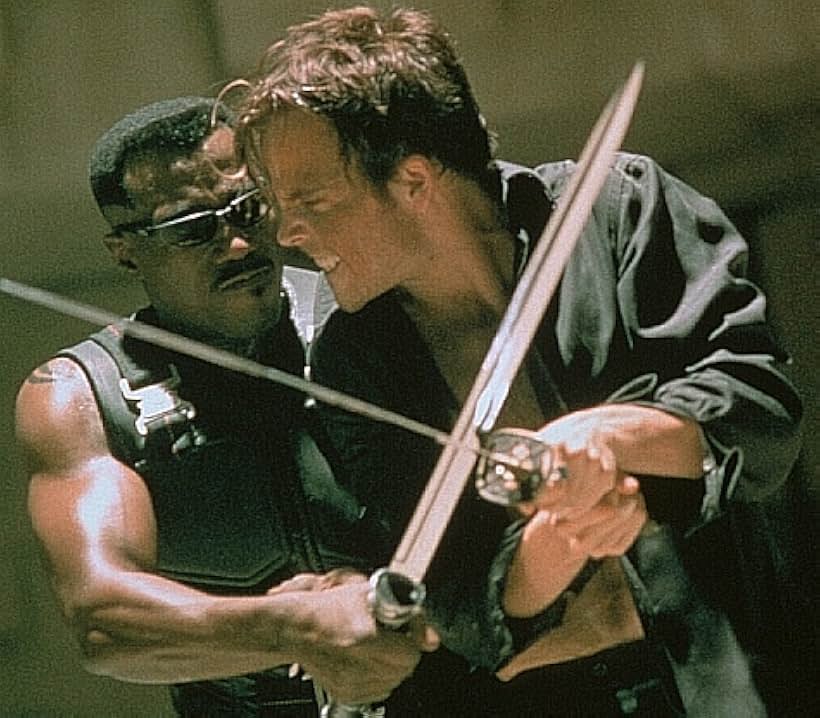 Wesley Snipes and Stephen Dorff in Blade (1998)