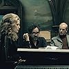 Michelle Pfeiffer, Tim Burton, and Jonny Lee Miller in Dark Shadows (2012)