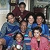 Lisa Bonet, Bill Cosby, Tempestt Bledsoe, Sabrina Le Beauf, Keshia Knight Pulliam, Phylicia Rashad, and Malcolm-Jamal Warner in The Cosby Show (1984)