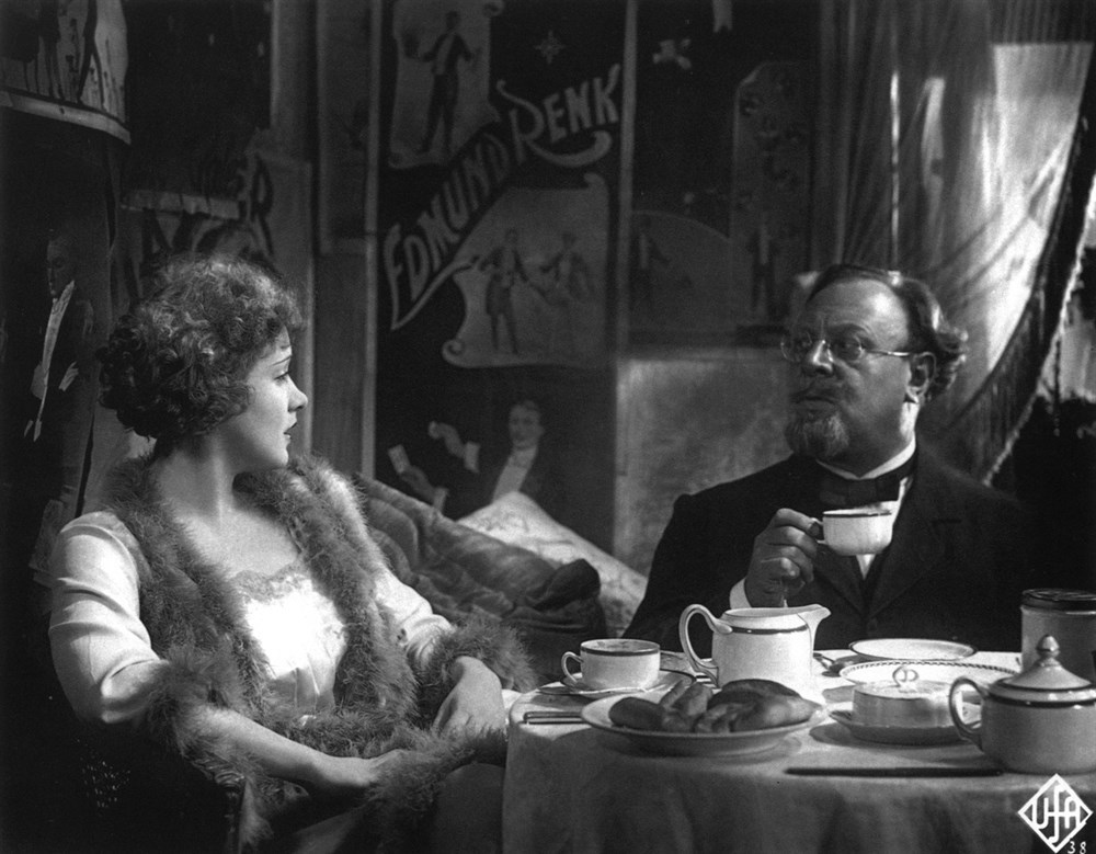 Marlene Dietrich and Emil Jannings in The Blue Angel (1930)