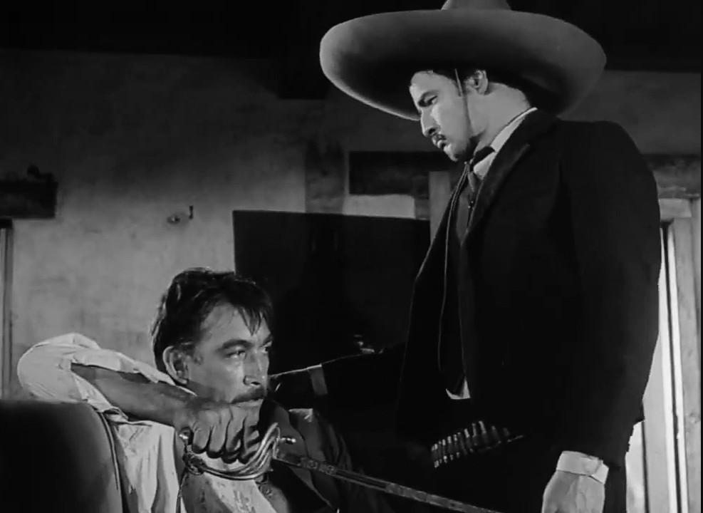 Marlon Brando and Anthony Quinn in Viva Zapata! (1952)