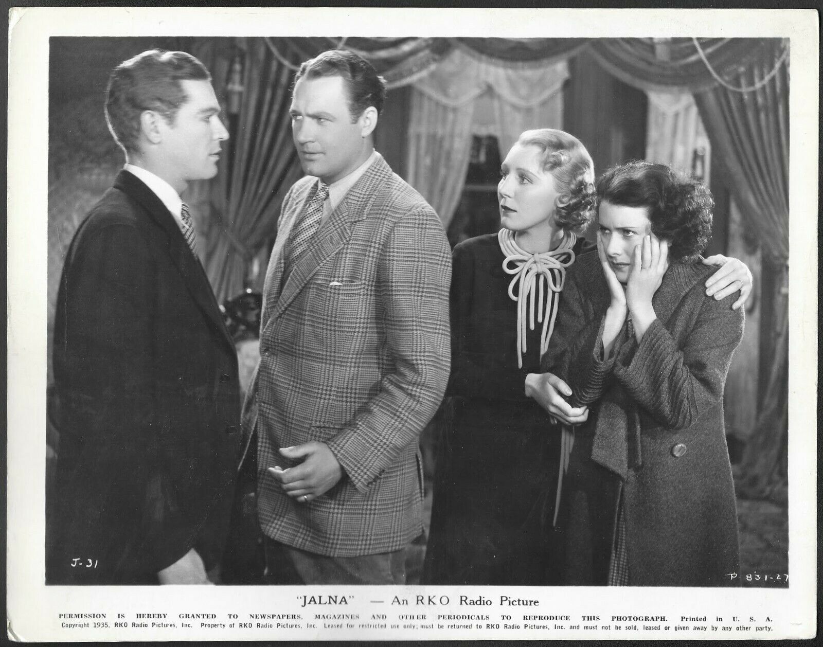 Ian Hunter, Kay Johnson, Molly Lamont, and Theodore Newton in Jalna (1935)