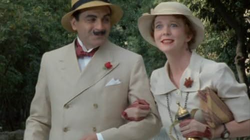 Frances Low and David Suchet in Poirot (1989)