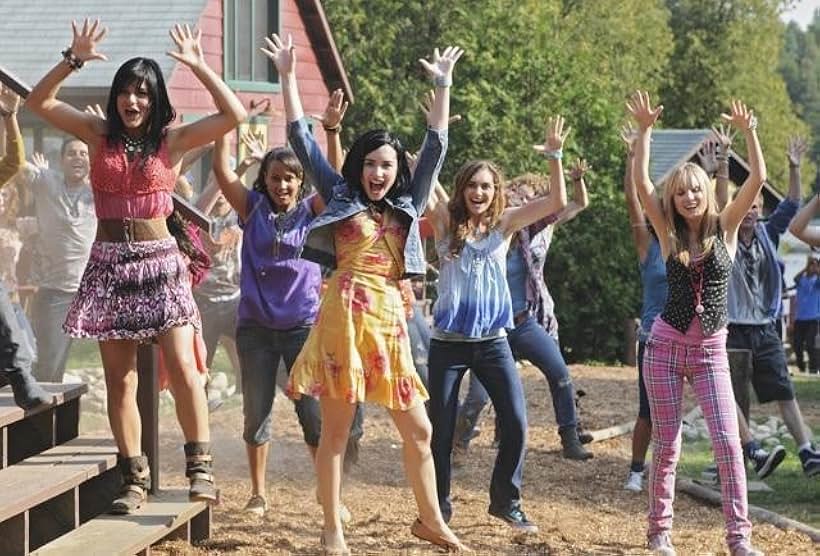 Alyson Stoner, Jasmine Richards, Demi Lovato, and Meaghan Martin in Camp Rock 2: The Final Jam (2010)