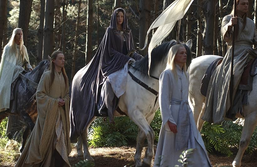 Liv Tyler, Jarl Benzon, Jørn Benzon, and Andy Gunn in The Lord of the Rings: The Return of the King (2003)