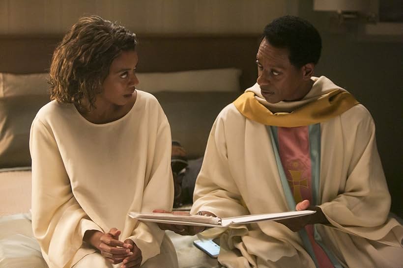 Orlando Jones and Sameerah Luqmaan-Harris in Room 104 (2017)