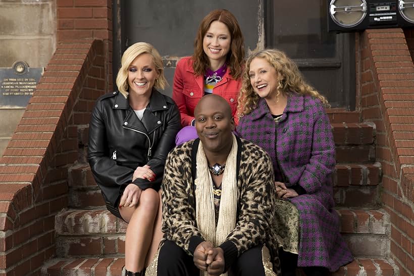 Carol Kane, Jane Krakowski, Ellie Kemper, and Tituss Burgess in Unbreakable Kimmy Schmidt (2015)