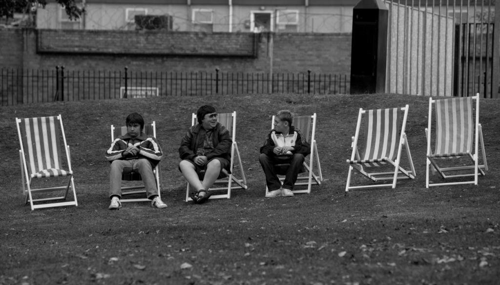 Perry Benson, Thomas Turgoose, and Piotr Jagiello in Somers Town (2008)