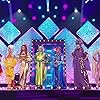 Loulou Velvet, Alvilda, Chloe Clarke, Gabanna, Morphae, Sarah Logan, Star, La Veuve, and Madame Yoko in Drag Race Belgique (2023)