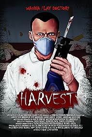 Official English poster for Danish short film "Høsten", English title "Harvest", directed by Martin Sonntag and Kim Sønderholm