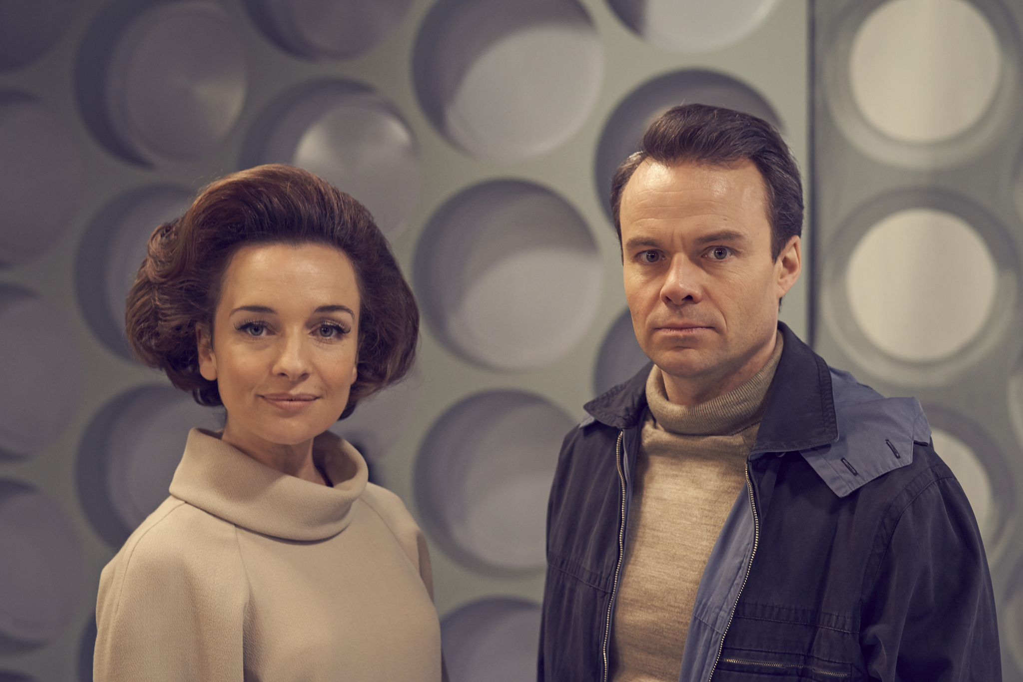 Jamie Glover and Jemma Powell in An Adventure in Space and Time (2013)