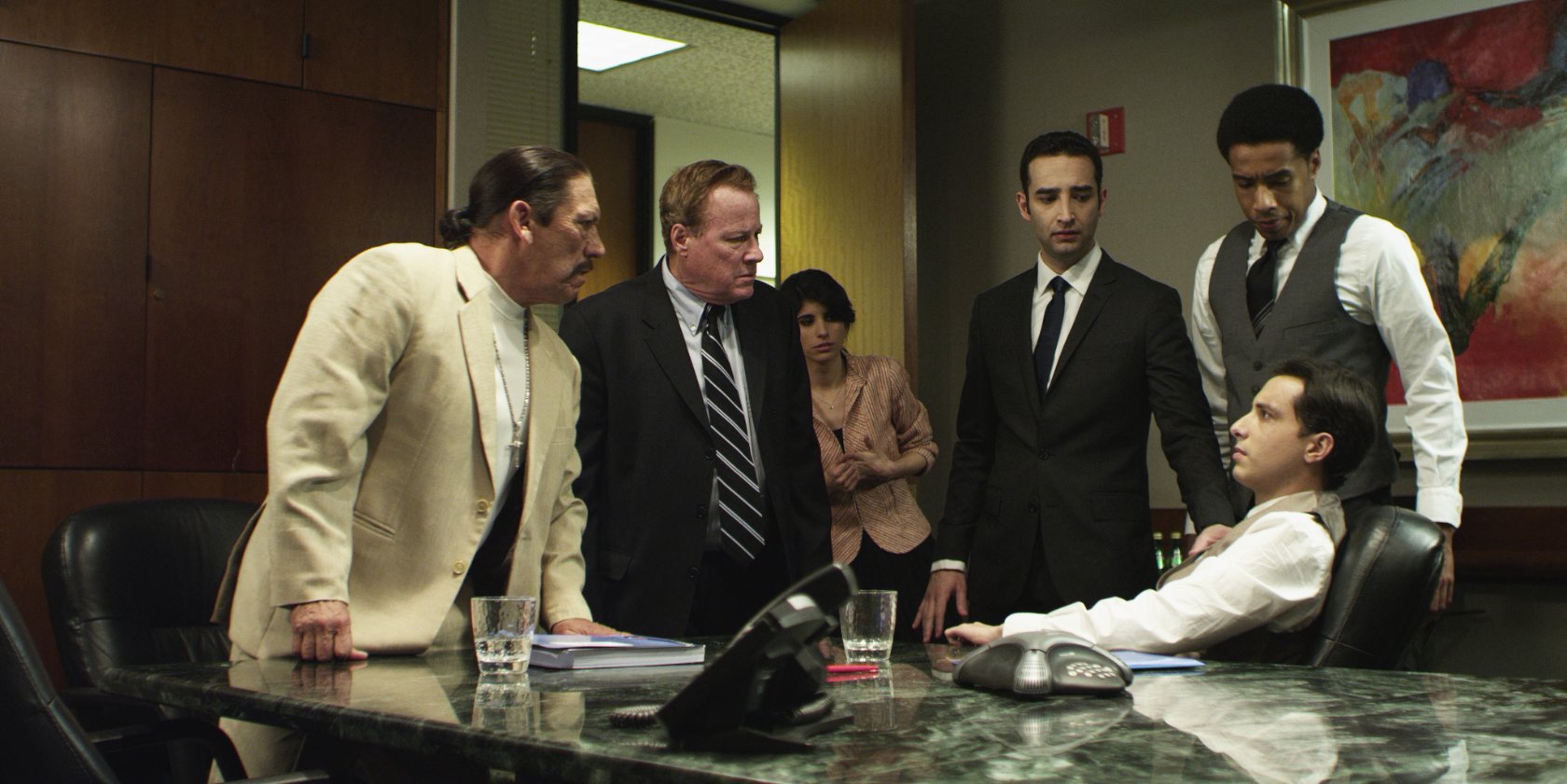 John Heard, Danny Trejo, Romina, Dante Swain, Spencer Berger, and Eddy Salazar in 24 Seven (2013)