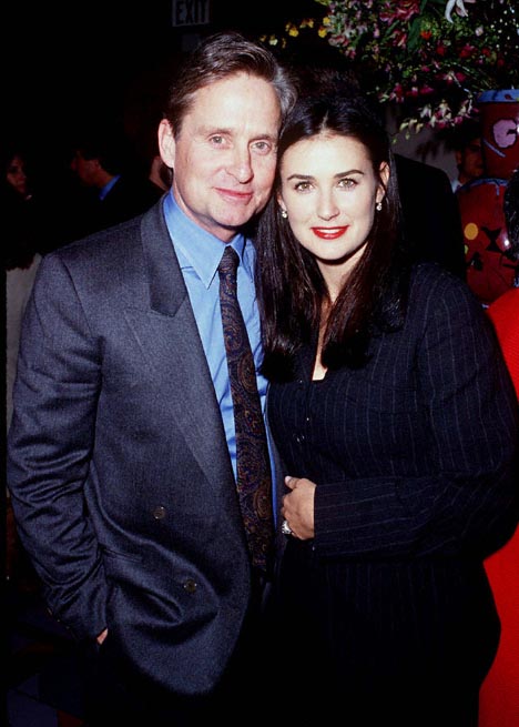 Michael Douglas and Demi Moore at an event for Disclosure (1994)