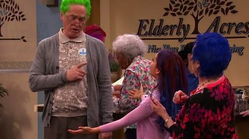 Maree Cheatham, Maurice Warfield, and Ariana Grande in Sam & Cat (2013)