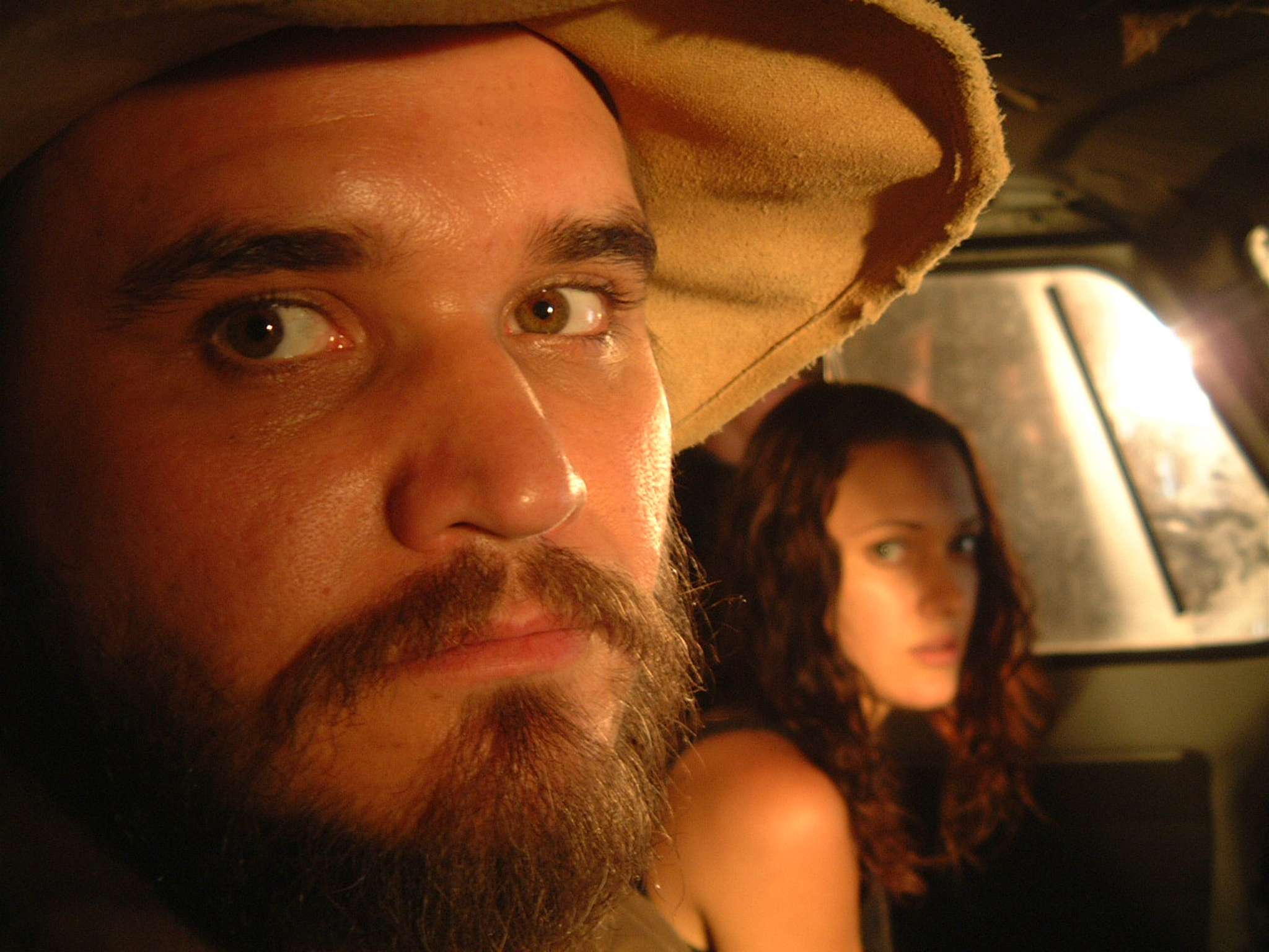 Mungo McKay and Felicity Mason in Undead (2003)