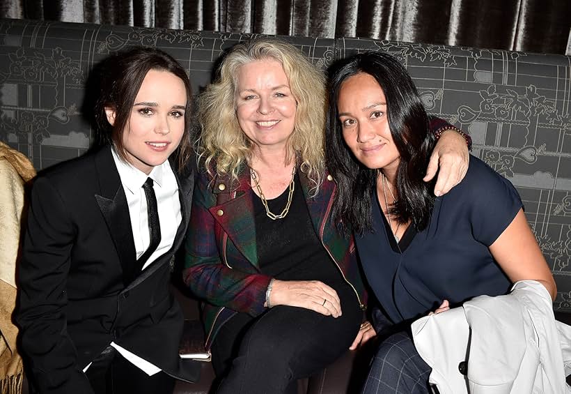 Patricia Rozema, Elliot Page, and Rowena Arguelles at an event for Freeheld (2015)