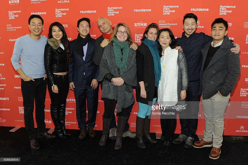 Cast and crew attend the Sundance Film Festival Premiere of "Spa Night" on January 24, 2016 in Park City, Utah.