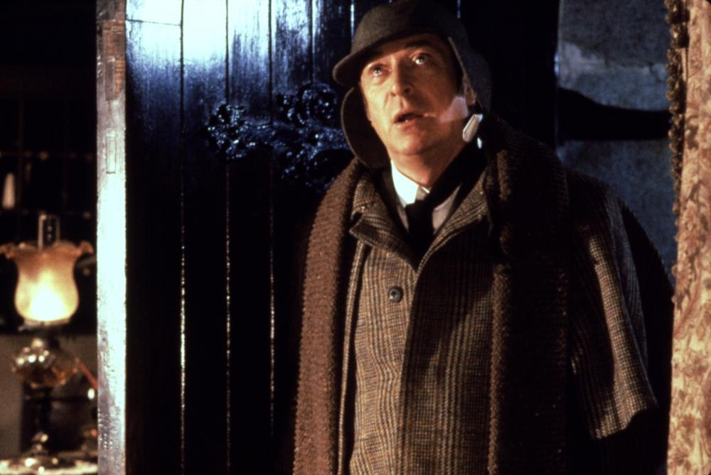 Michael Caine in Without a Clue (1988)