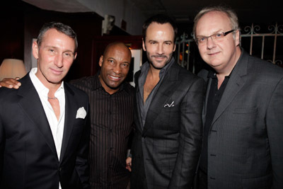 John Singleton, George Hickenlooper, Adam Shankman, and Tom Ford at an event for A Single Man (2009)