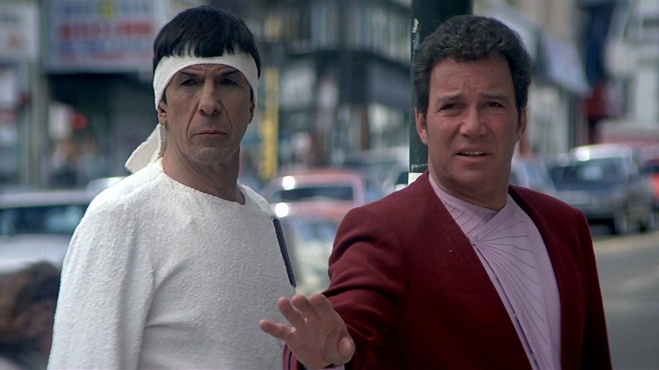 Leonard Nimoy and William Shatner in Star Trek IV: The Voyage Home (1986)