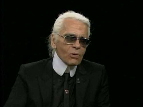 Karl Lagerfeld in Charlie Rose (1991)