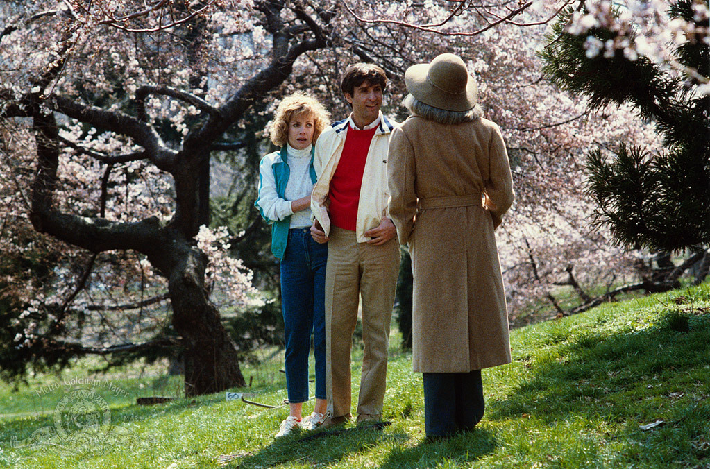 Betty Comden, Catherine Hicks, and Ron Silver in Garbo Talks (1984)