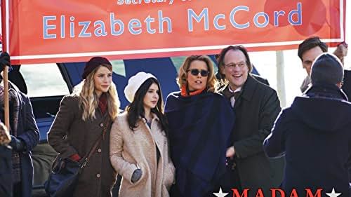 Téa Leoni, John Wojda, Kathrine Herzer, and Wallis Currie-Wood in Madam Secretary (2014)