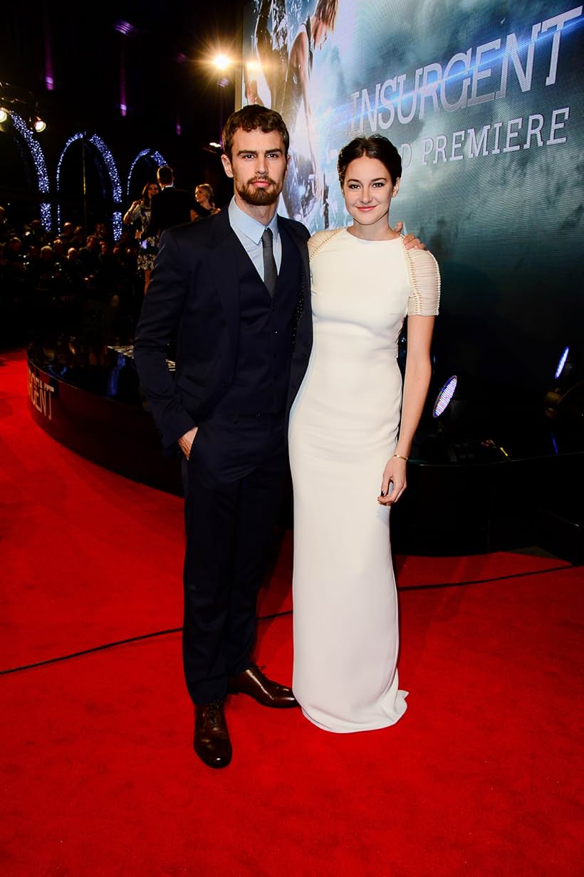 Shailene Woodley and Theo James at an event for The Divergent Series: Insurgent (2015)