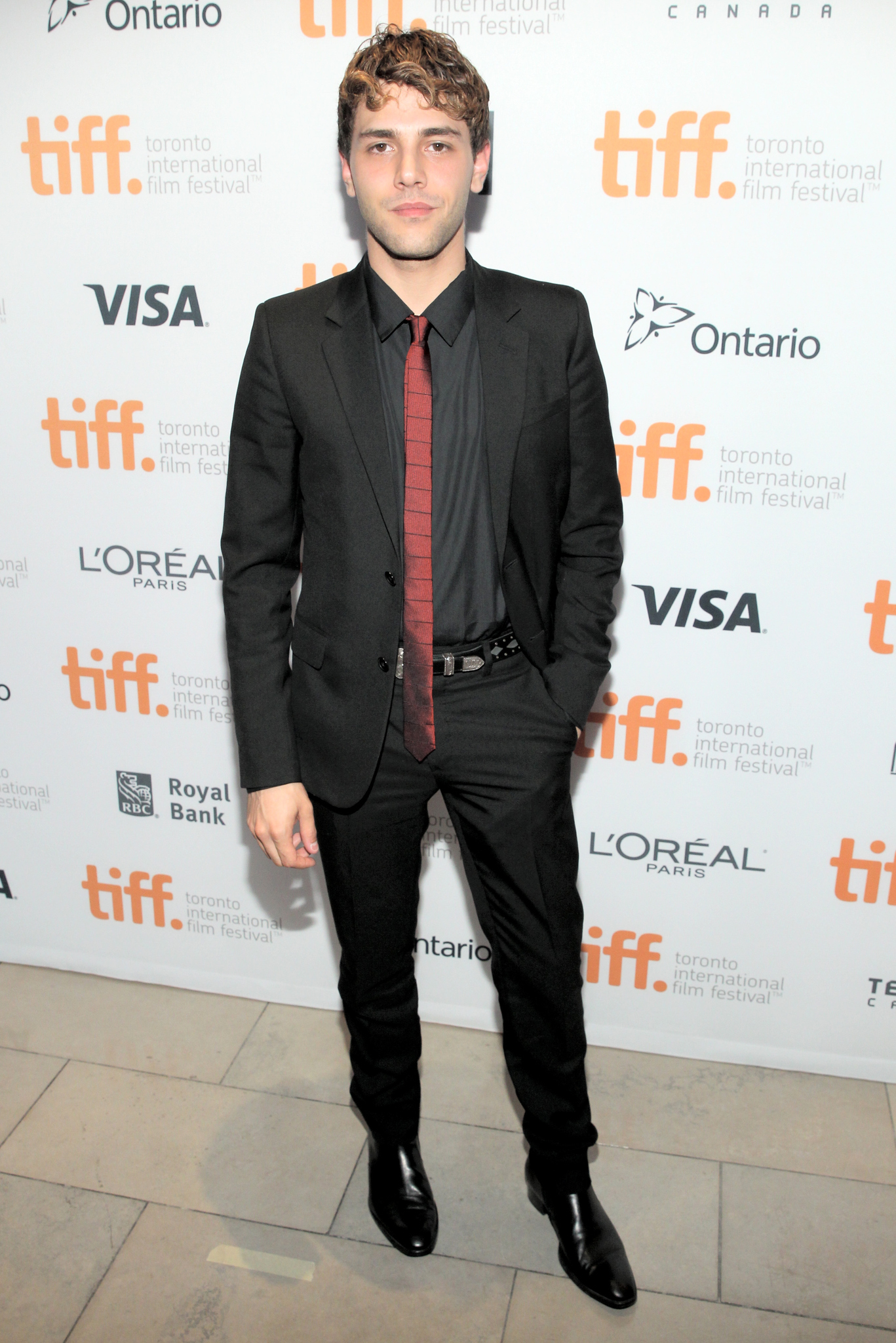 Xavier Dolan at an event for Elephant Song (2014)