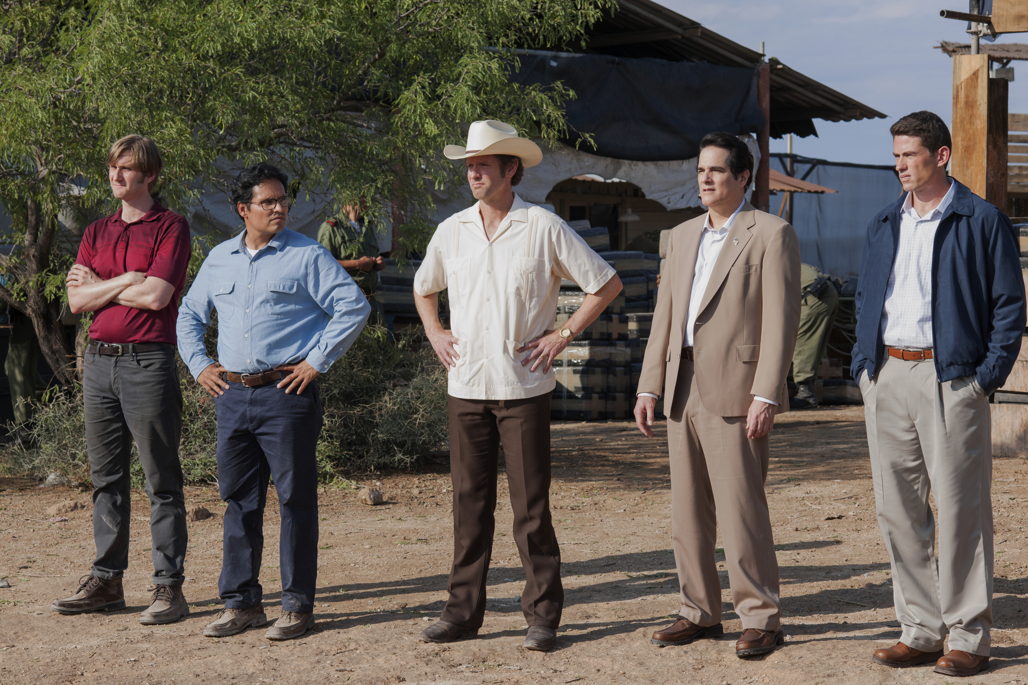 Matt Letscher, Michael Peña, Yul Vazquez, Clark Freeman, and Aaron Staton in Just Say No (2018)