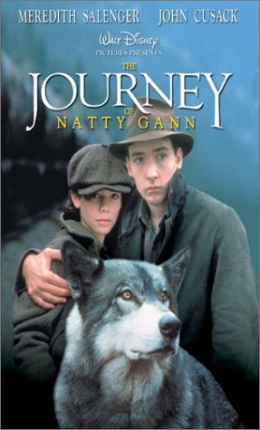 John Cusack, Meredith Salenger, and Jed in The Journey of Natty Gann (1985)