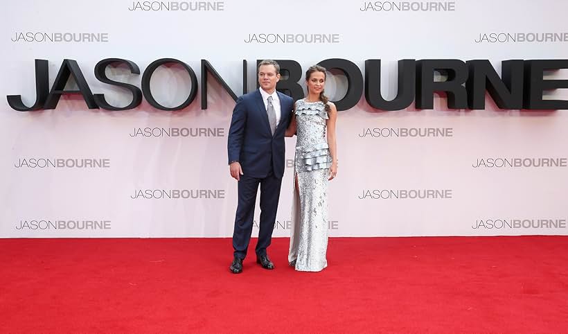 Matt Damon and Alicia Vikander at an event for Jason Bourne (2016)