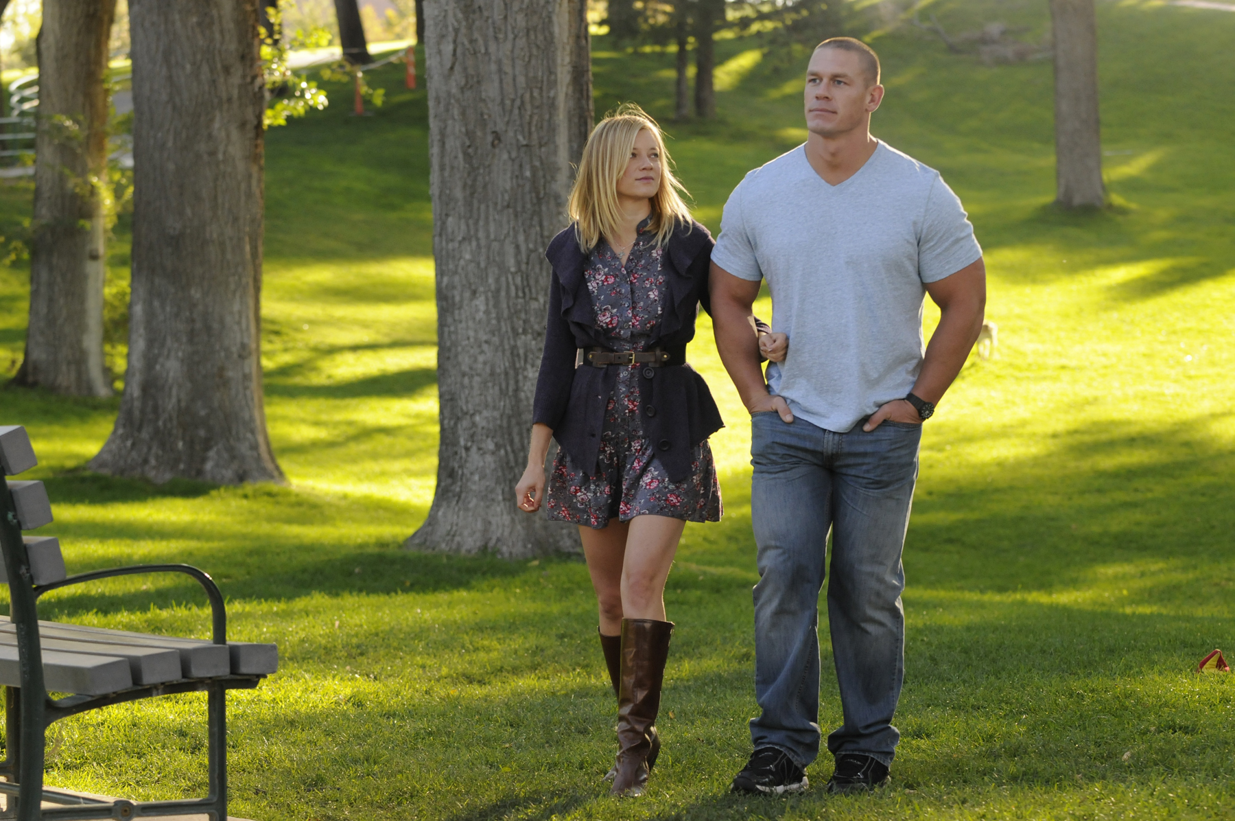 Amy Smart and John Cena in The Reunion (2011)