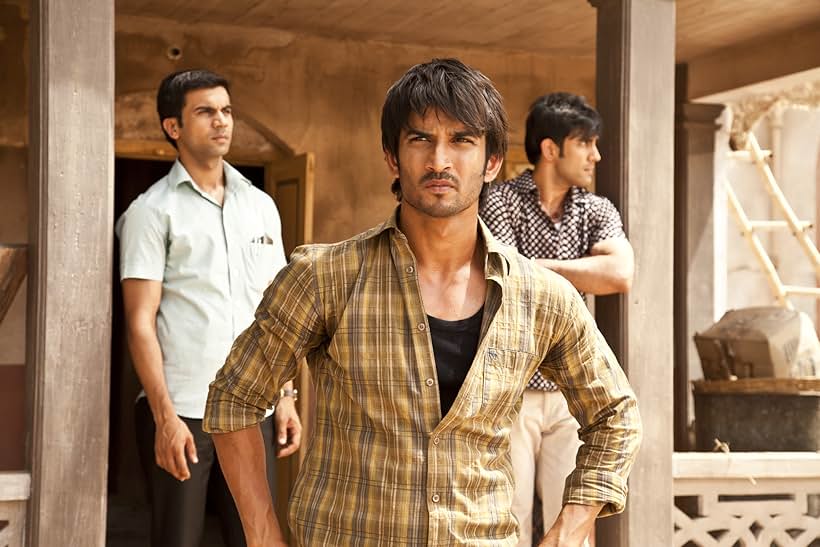 Amit Sadh, Sushant Singh Rajput, and Rajkummar Rao in Kai Po Che (2013)