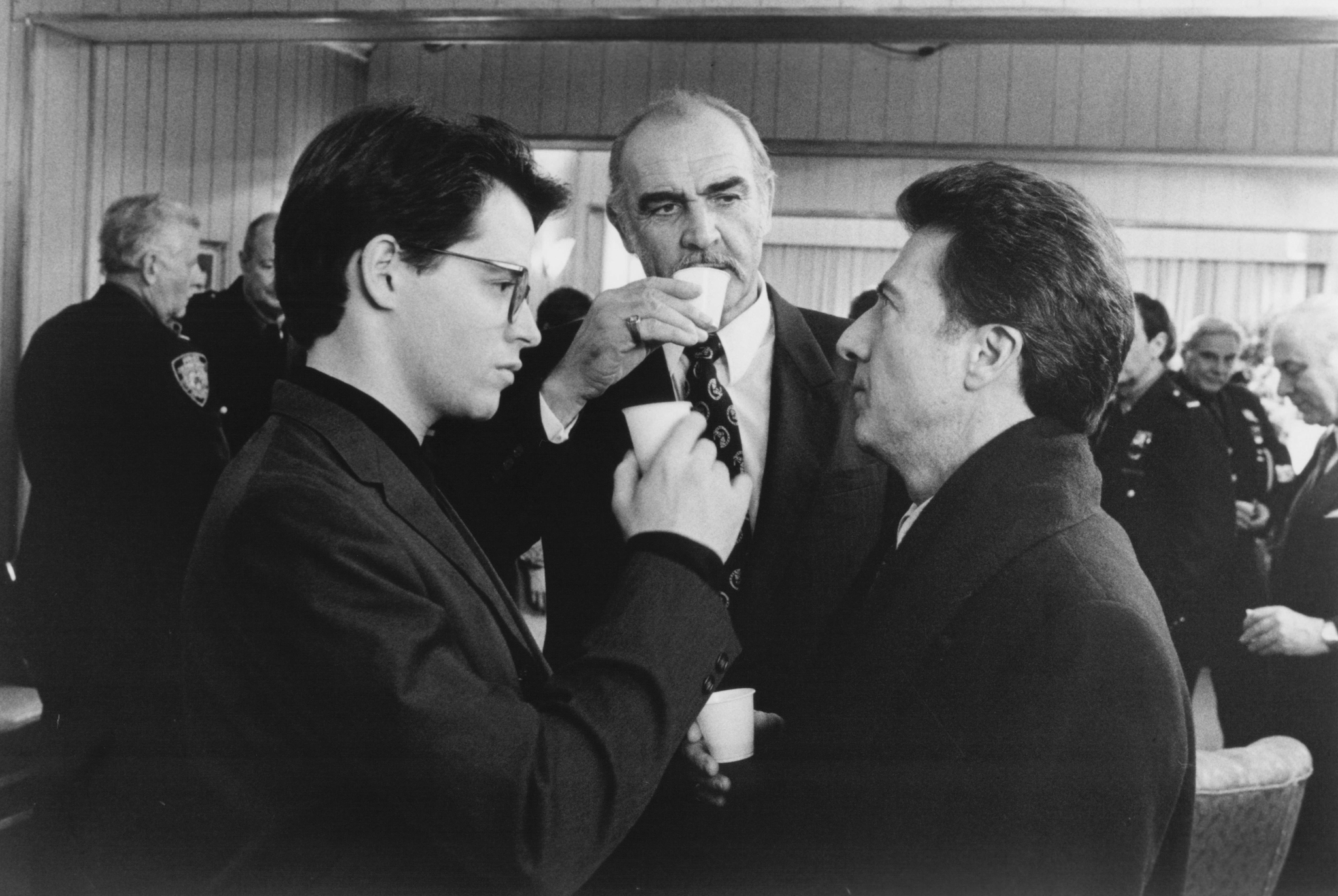 Matthew Broderick, Sean Connery, and Dustin Hoffman in Family Business (1989)