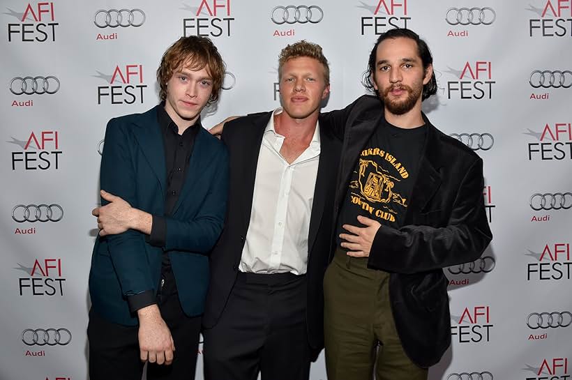 Josh Safdie, Sebastian Bear-McClard, and Caleb Landry Jones at an event for Heaven Knows What (2014)