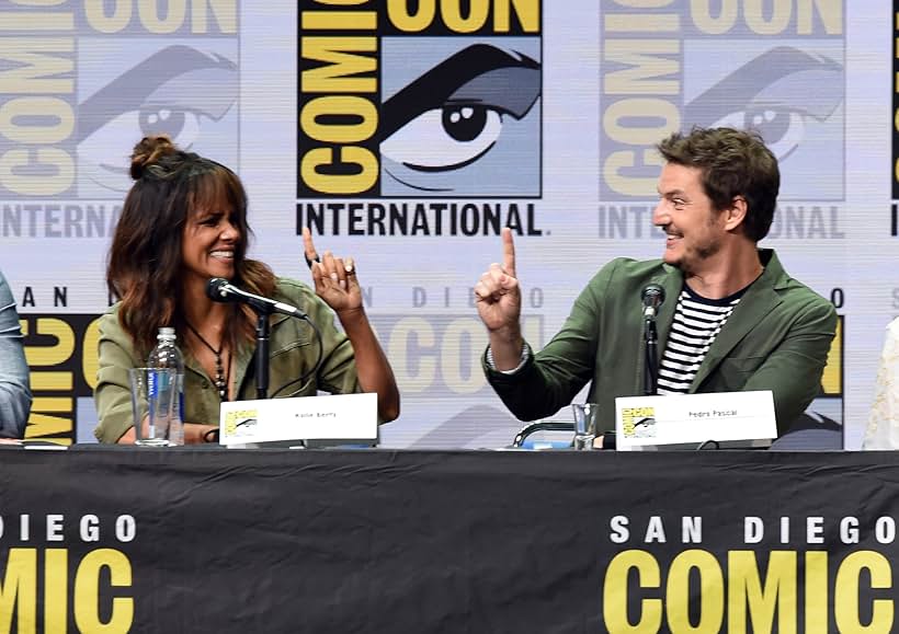 Halle Berry and Pedro Pascal at an event for Kingsman: The Golden Circle (2017)