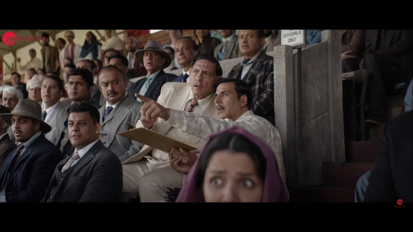 Akshay Kumar, Joginder Singh Jagpal, Atul Sharma, Manoj Anand, Simran Shokar, and Saahib Qureshi in Gold (2018)