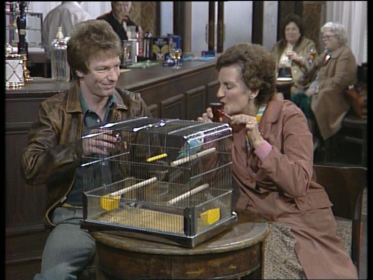 Jim Davidson and Rosalind Knight in Up the Elephant and Round the Castle (1983)