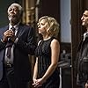 Morgan Freeman, Scarlett Johansson, and Amr Waked in Lucy (2014)