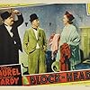 Oliver Hardy, Patricia Ellis, and Stan Laurel in Block-Heads (1938)